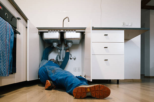 Professional Plumbing technician working in Braddock Heights, MD